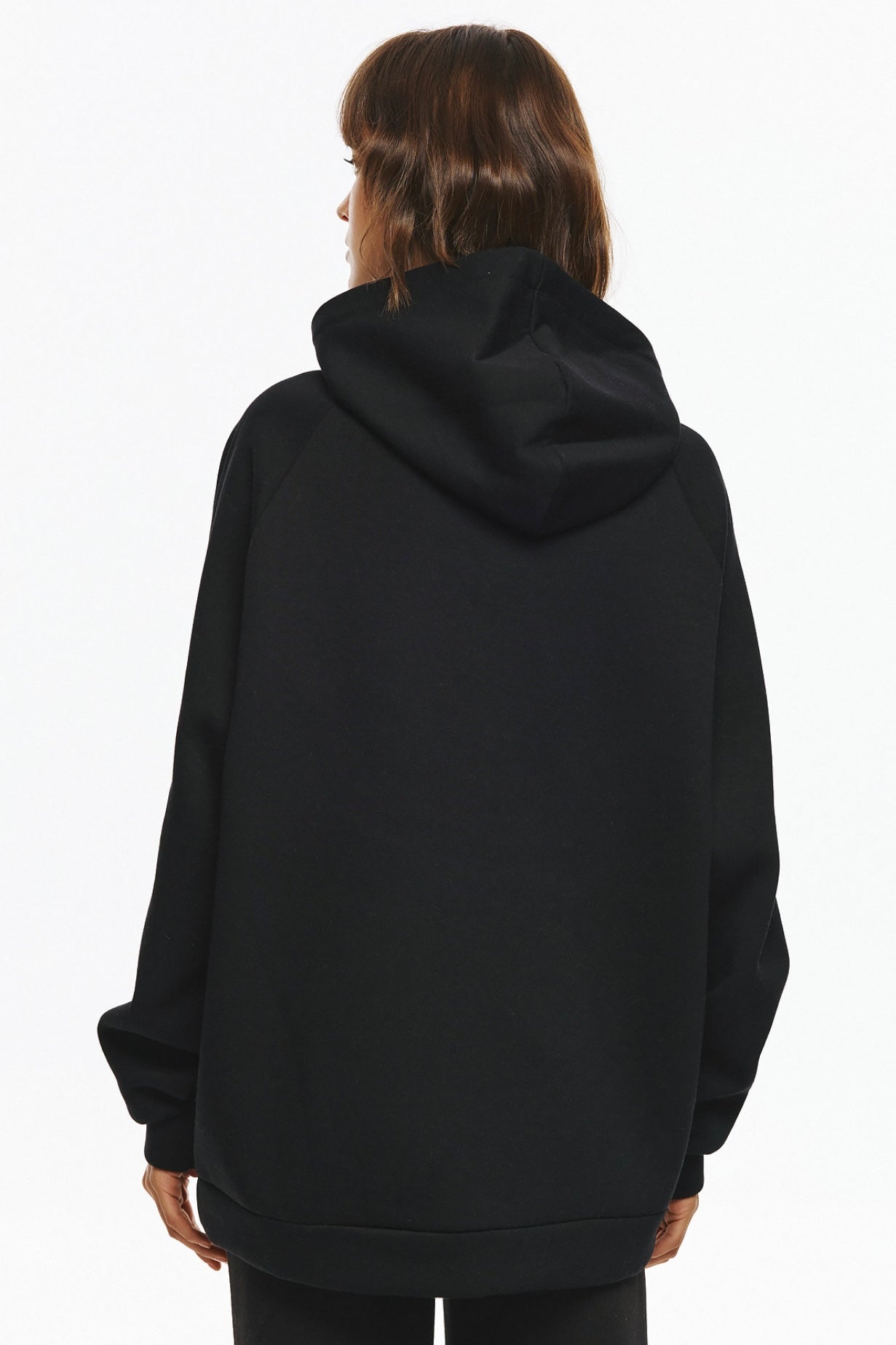 Unitee- Φούτερ Μπλούζα Μαύρο με Κουκούλα Iconic