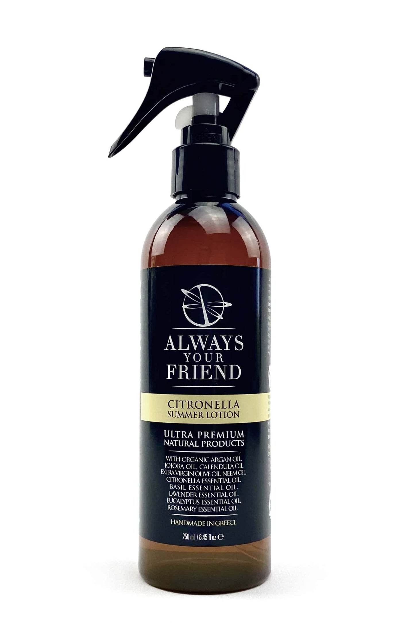 Always Your Friend - Καλοκαιρινή Λοσιόν Σιτρονέλας & Έλαιων Για Θερινές Απειλές
