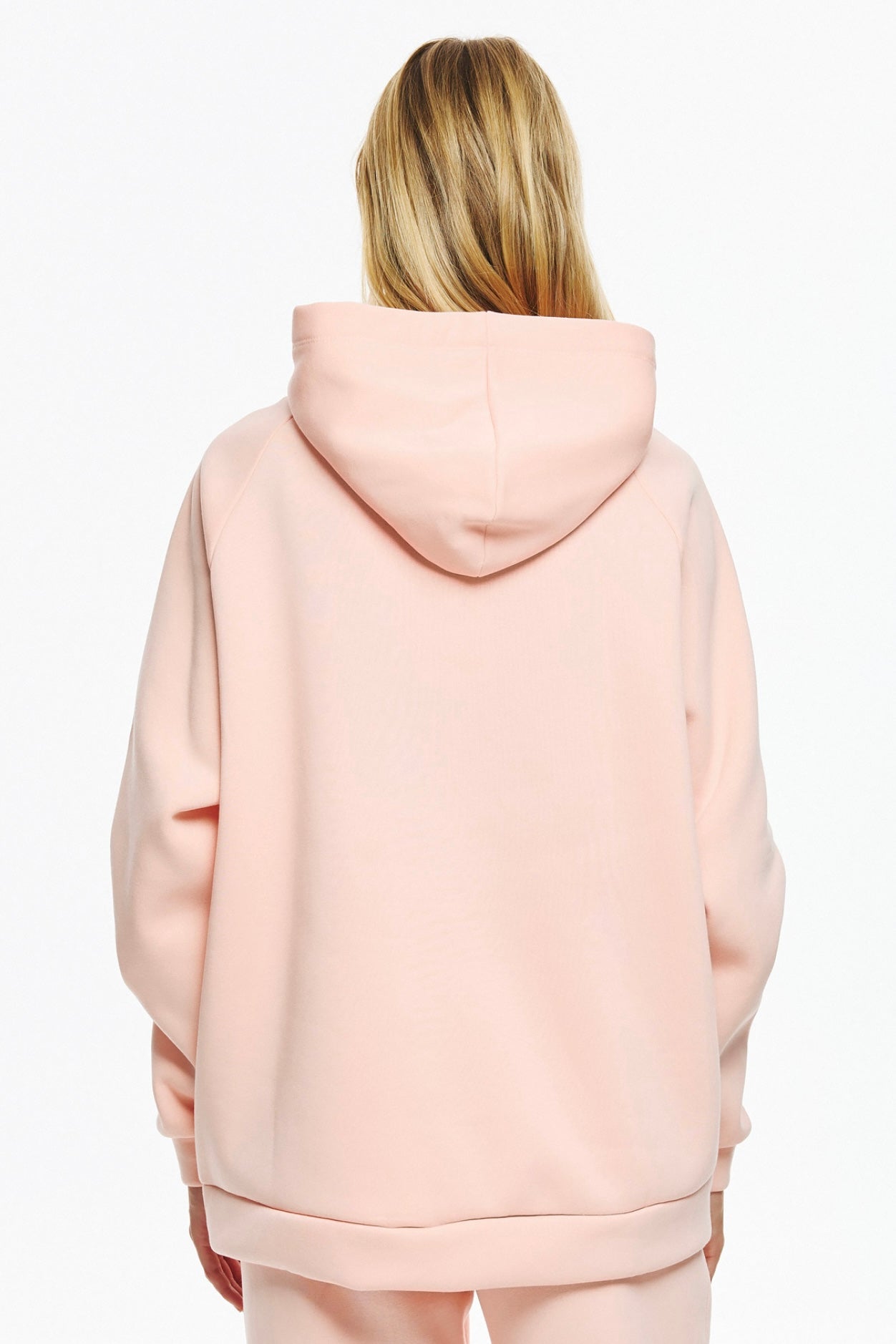 Unitee- Φούτερ Μπλούζα Ροζ με Κουκούλα με Γαλλικό Μπουλντόγκ