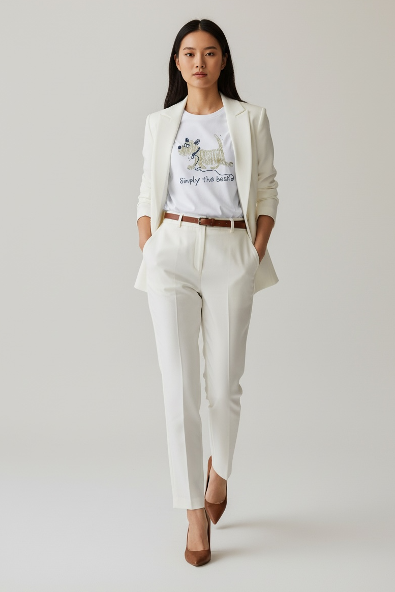 Charizma - Oversized Μακό T-Shirt Simply the Bestie