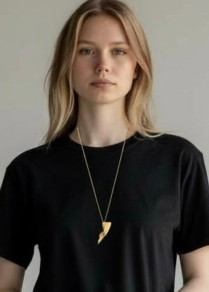 Pavlina Verouki Classic Eyes - Ασημένιο Κολιέ Αλυσίδα Φτερό Phoenix