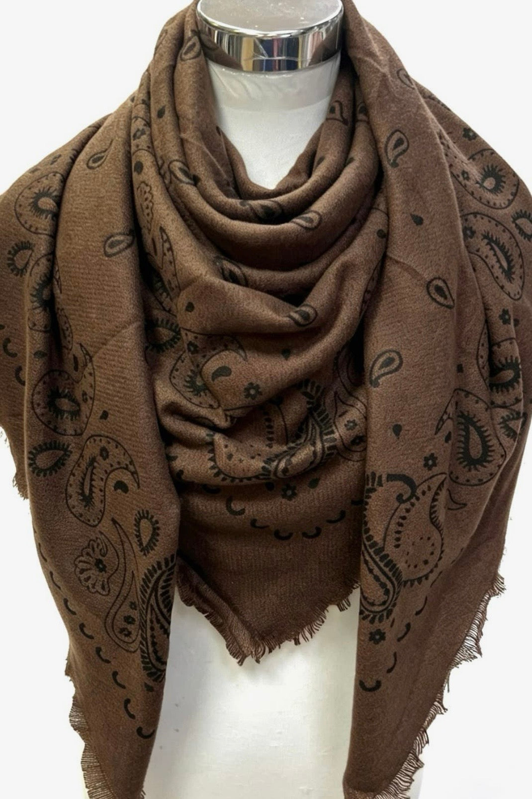 Lineta - Μεγάλο Τετράγωνο Μαντήλι Cafe Bandana 135x135cm
