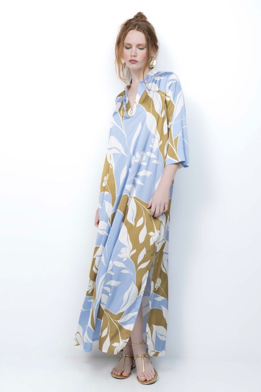 New Age - Maxi Φόρεμα Καφτάνι Santorini -25