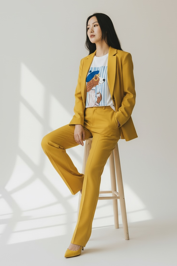 Charizma - Oversized Μακό T-shirt Dachs A Paris