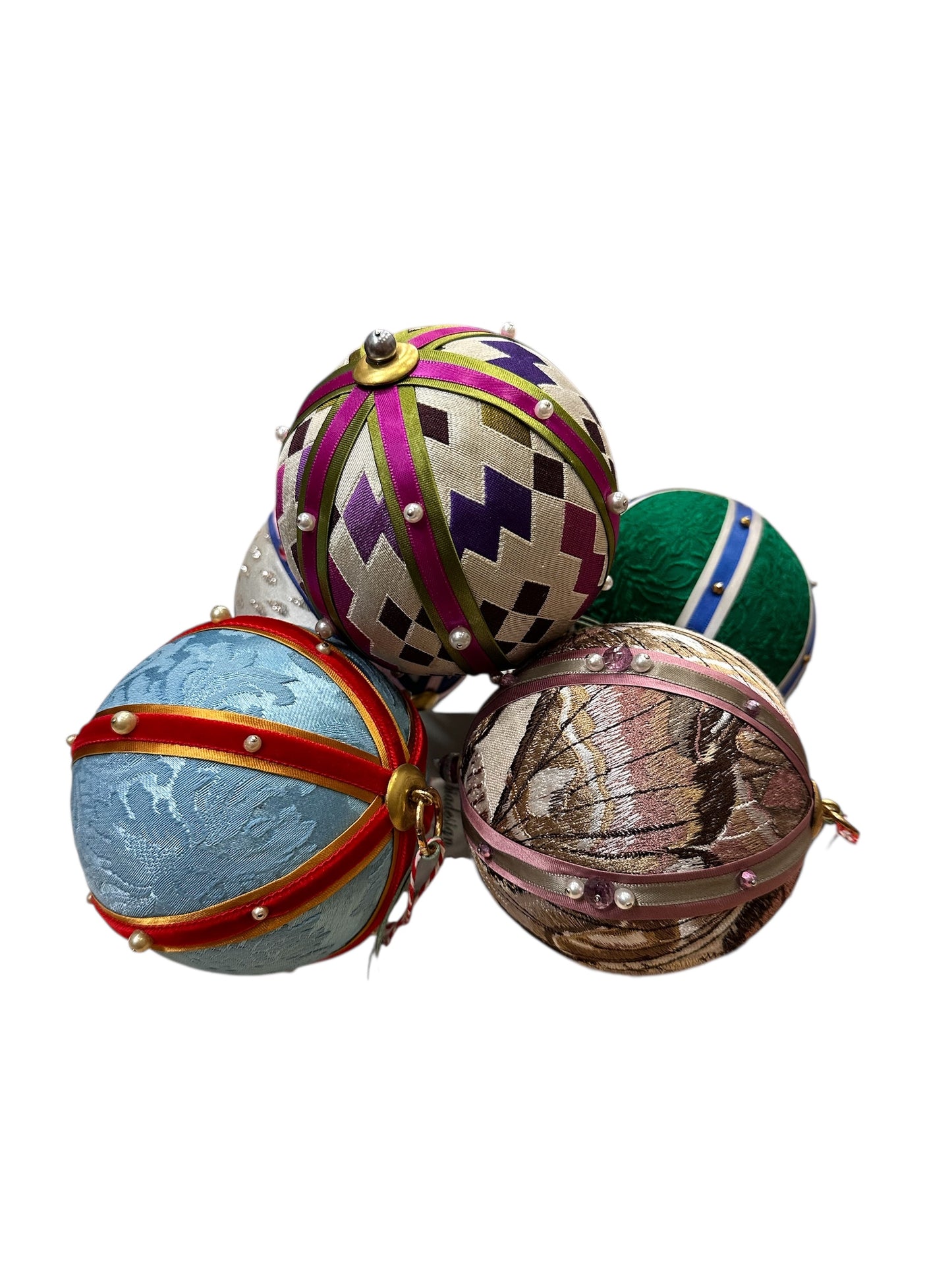 Kabiadesign - Χειροποίητη Xmas Μπάλα - Γαλάζια 17