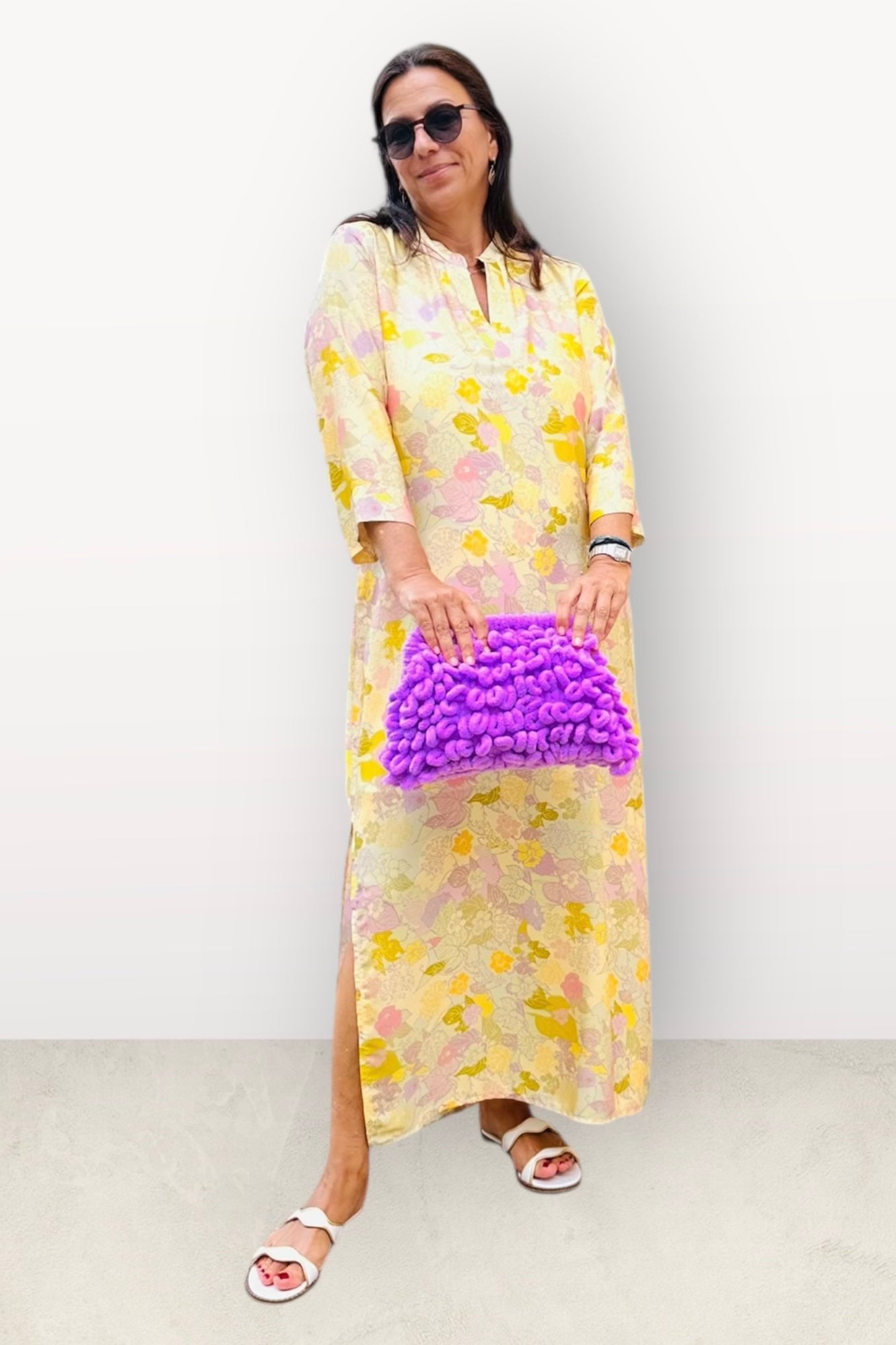 New Age - Maxi Φόρεμα Καφτάνι Santorini - 53