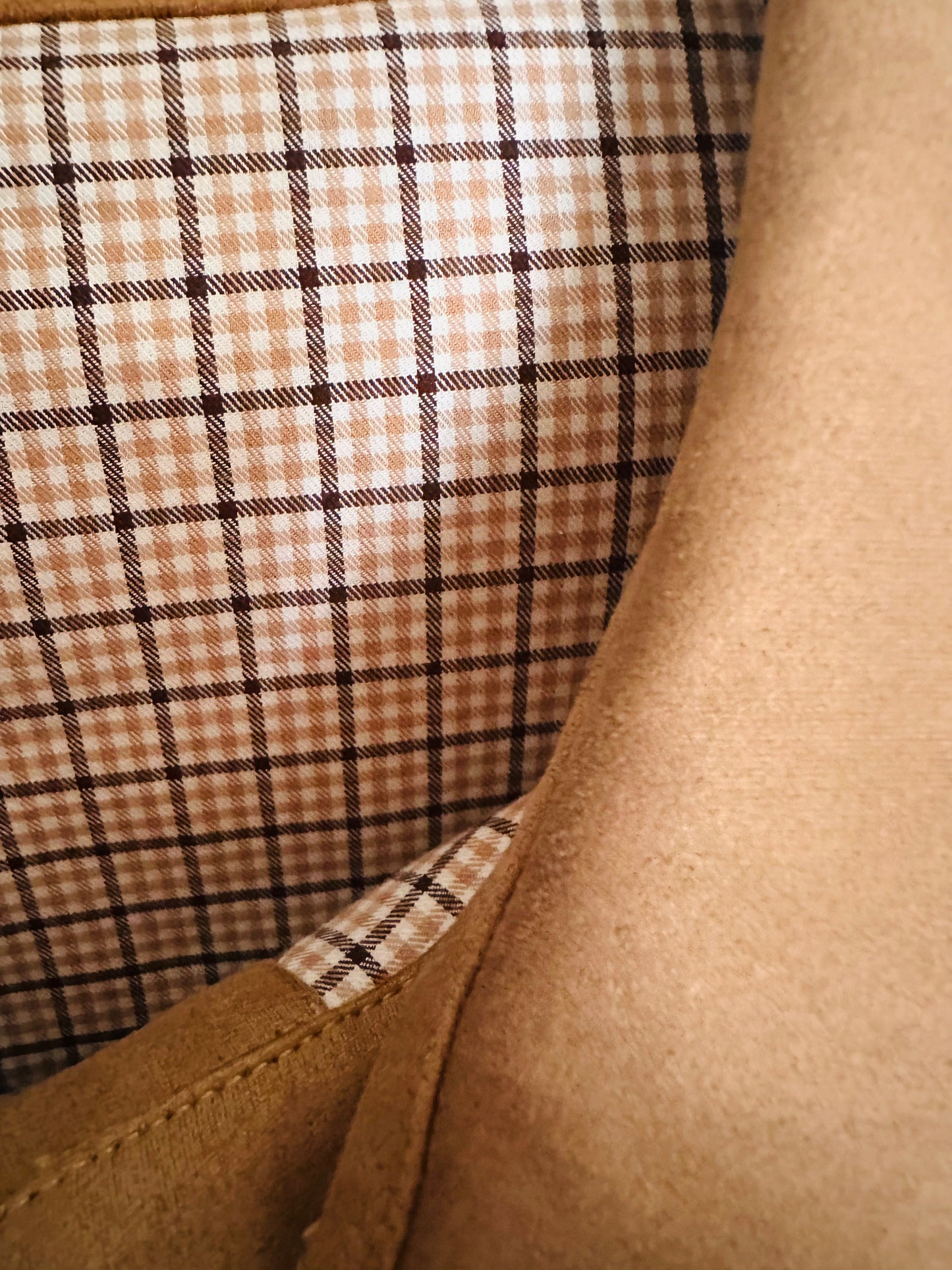 Lumina - Τζάκετ Τύπου Σουέτ Καμηλό