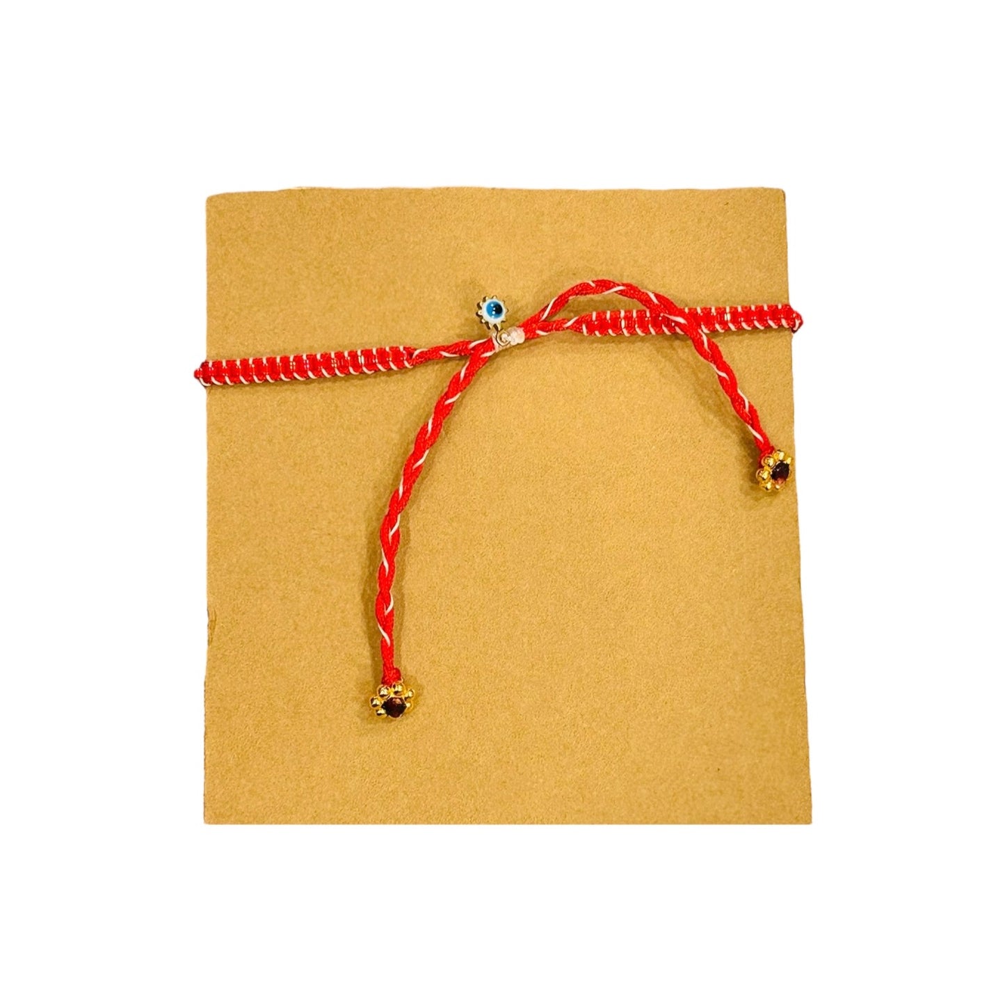 Needs & Pins - Βραχιόλι Μαρτάκι Με Μάτι Και Κόκκινη Κλωστή