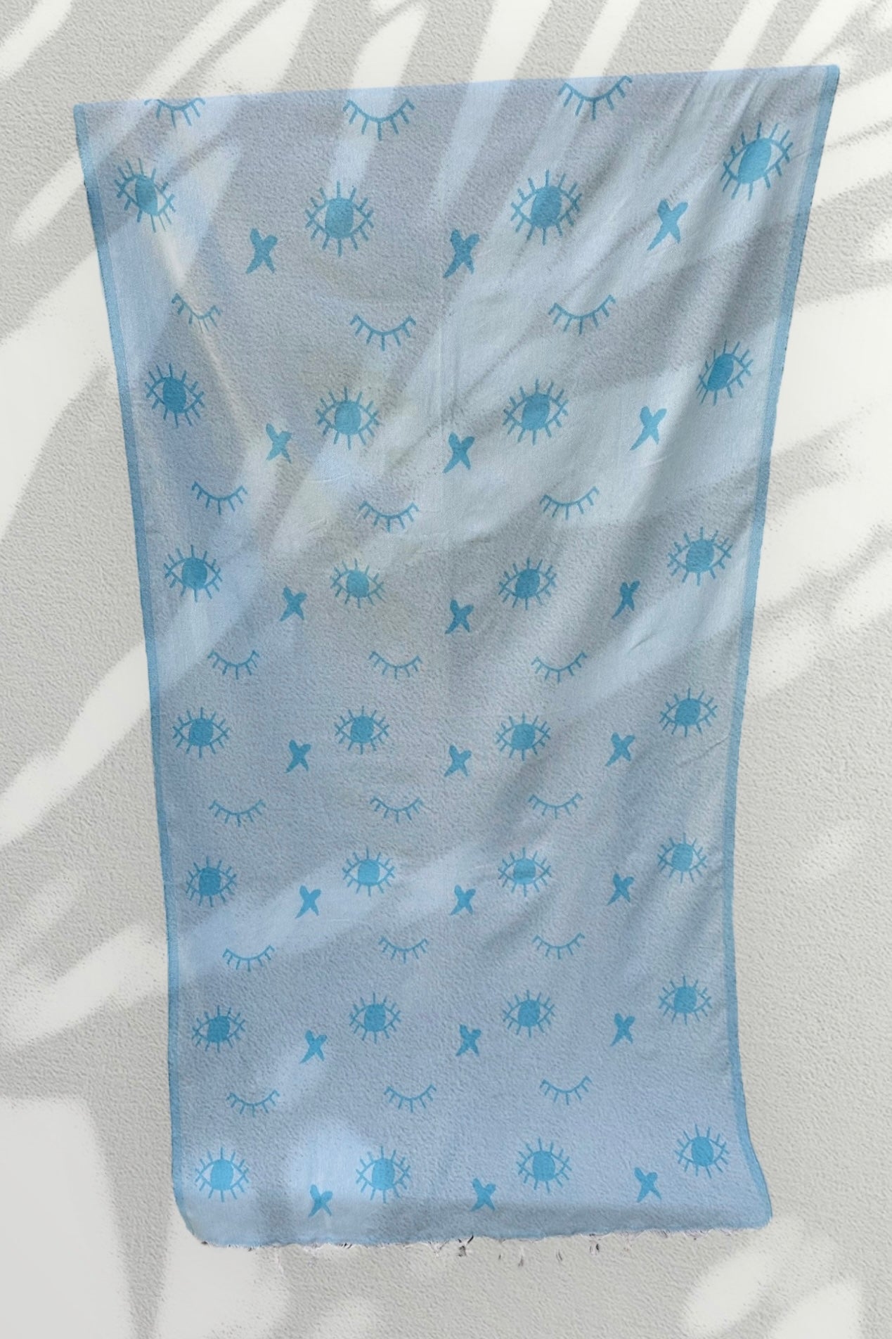 Pnt World - Pestemal Πετσέτα Πολυχρηστική & Στιλάτη Eyes Τυρκουάζ