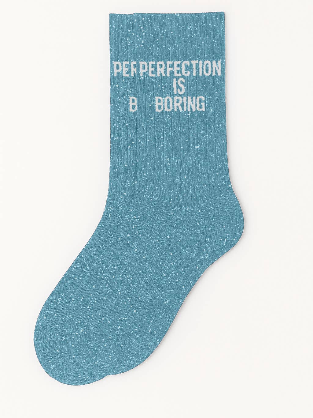 Woom - Perfection is Boring Glitter Γυναικείες Κάλτσες
