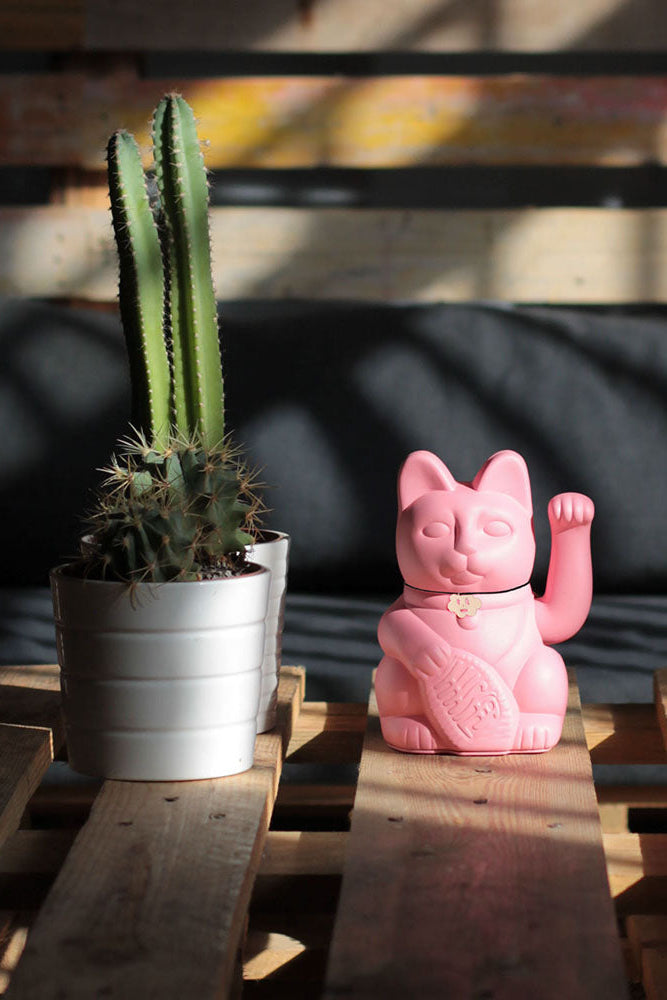Diminuto Cielo - Διακοσμητικό Επιτραπέζιο Lucky Cat Bubblegum Pink