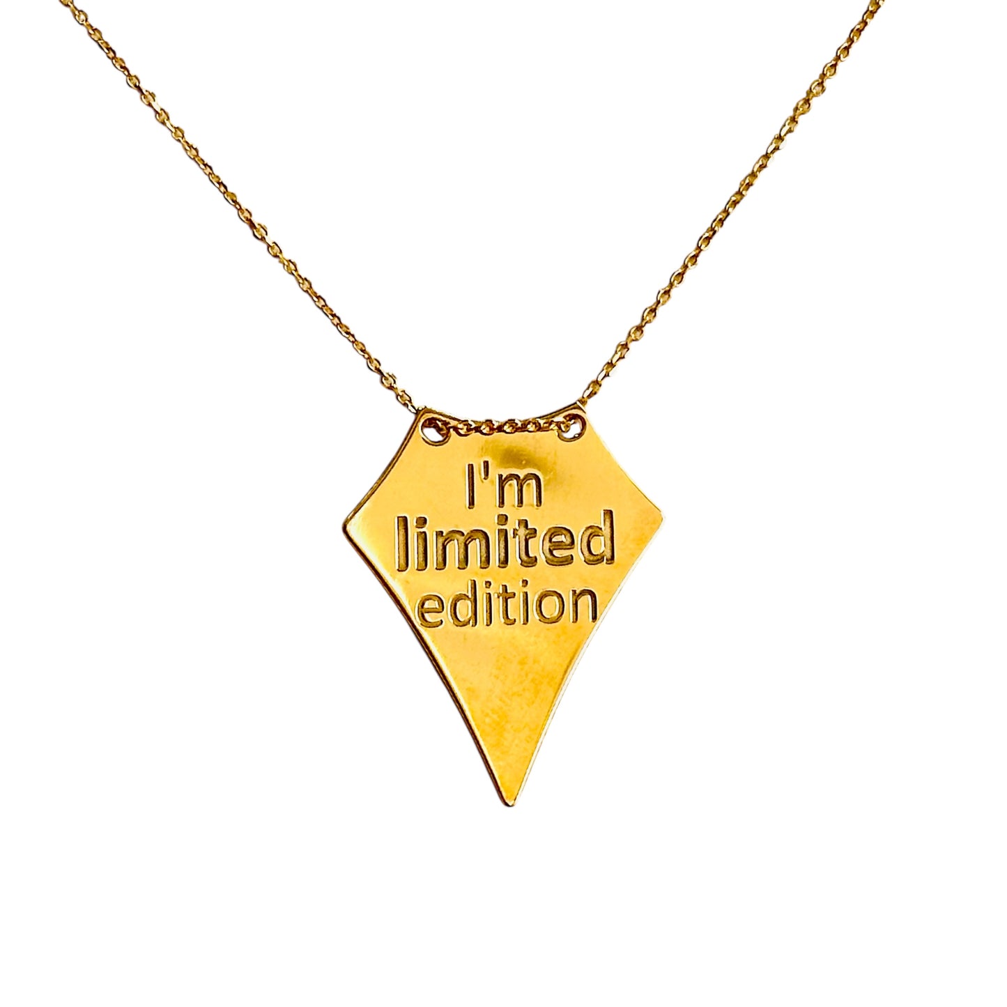 Dora Syrrou - Κολιέ Μοτίφ Επίχρυσο “I’m Limited Edition”