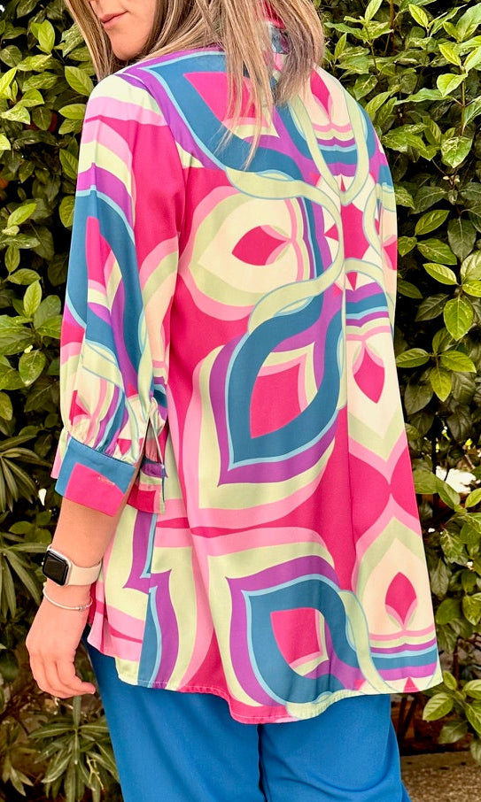 New Age - Πουκάμισο Εμπριμέ Milena