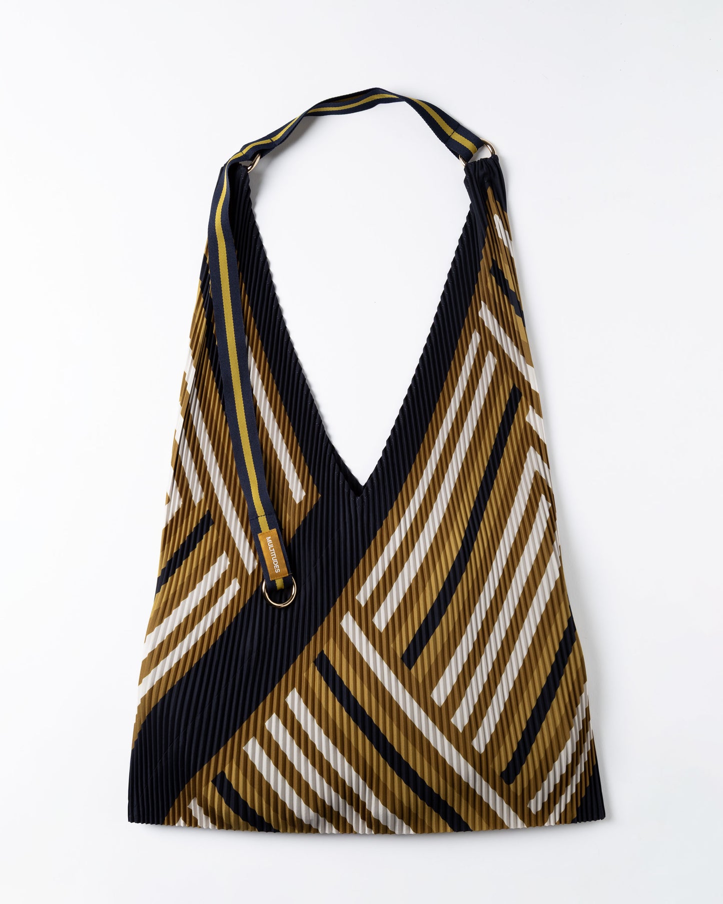 Multitudes - Τσάντα Y Πλισέ «Grace» & Pochette από Σατέν 30x60 εκ.