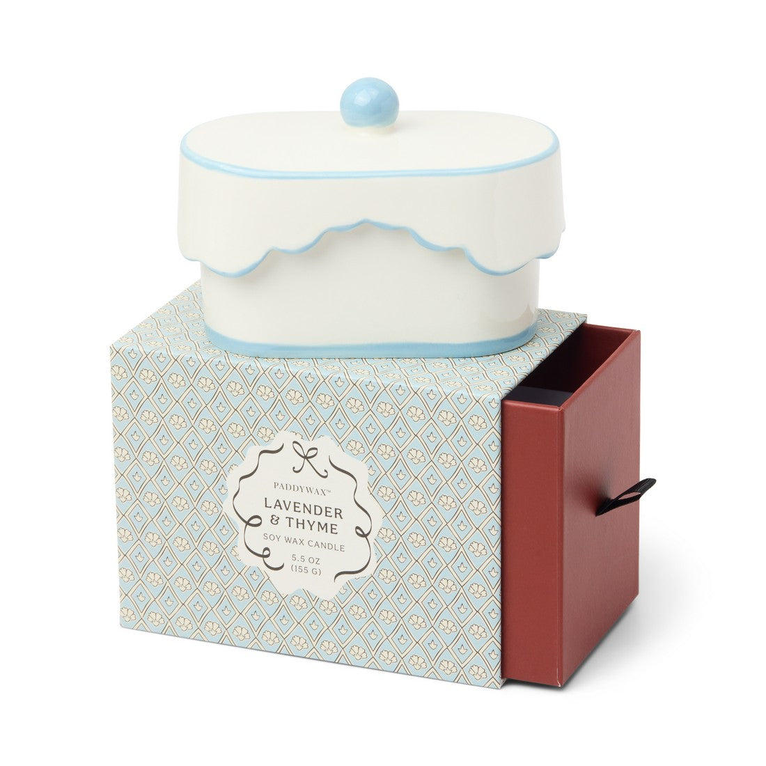 Paddywax Cherie - Lavender & Thyme Φυτικό Κερί 155gr σε κεραμικό δοχείο