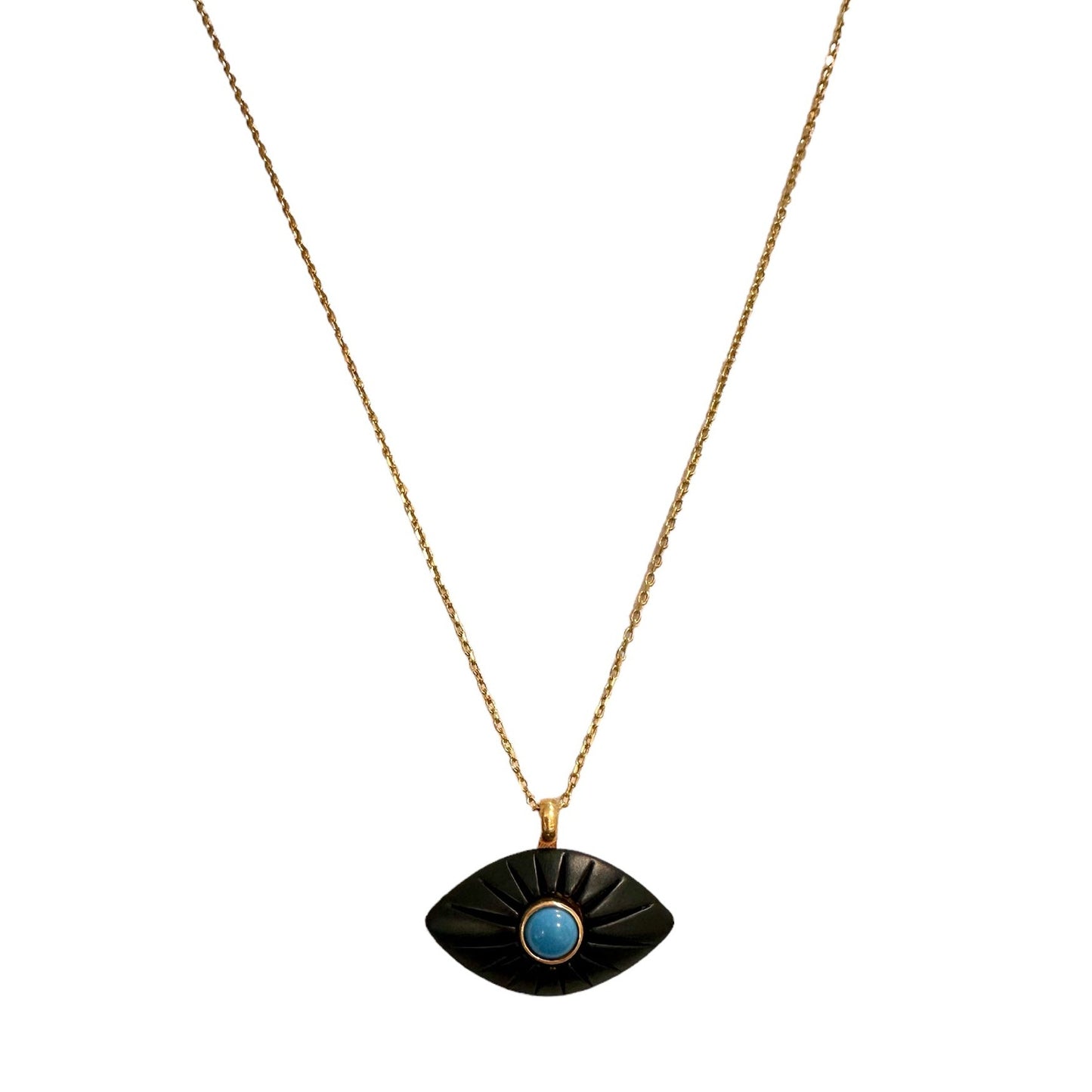 Κολιέ Mάτι Μαύρο