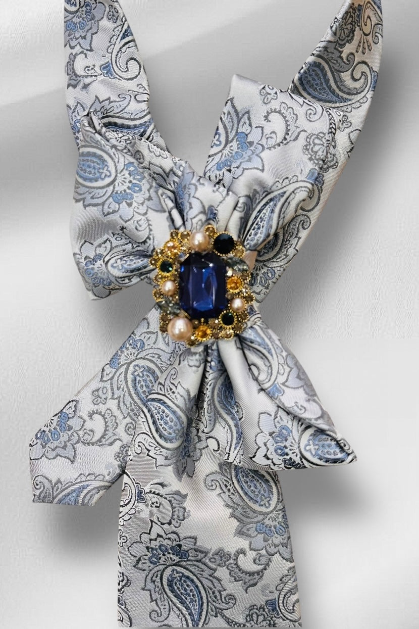 My Dandy- Ascot Necktie “Pastel Royale”