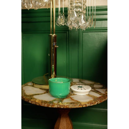 Paddywax Charmed  - Green 4 Leaf Clover - Dandelion & Clover κερί σόγιας σε πράσινο γυάλινο δοχείο 226gr