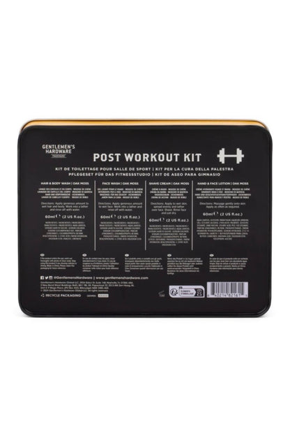 Gentlemen's Hardware Post Gym –  Σετ Περιποίησης μετά την Προπόνηση με Άρωμα Oak Moss