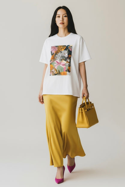 Charizma - Oversized Μακό T-Shirt Panther Gift