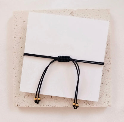 Queen Handmade Creations - Βραχιόλι Αστέρι με Χρυσό Επιχρυσωμένο Στοιχείο σε Κάρτα Δώρου