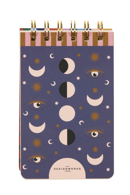 Designworks A Dopo Moon Phases - Μπλοκ Σημειώσεων Mε Σπιράλ Βιβλιοδεσία