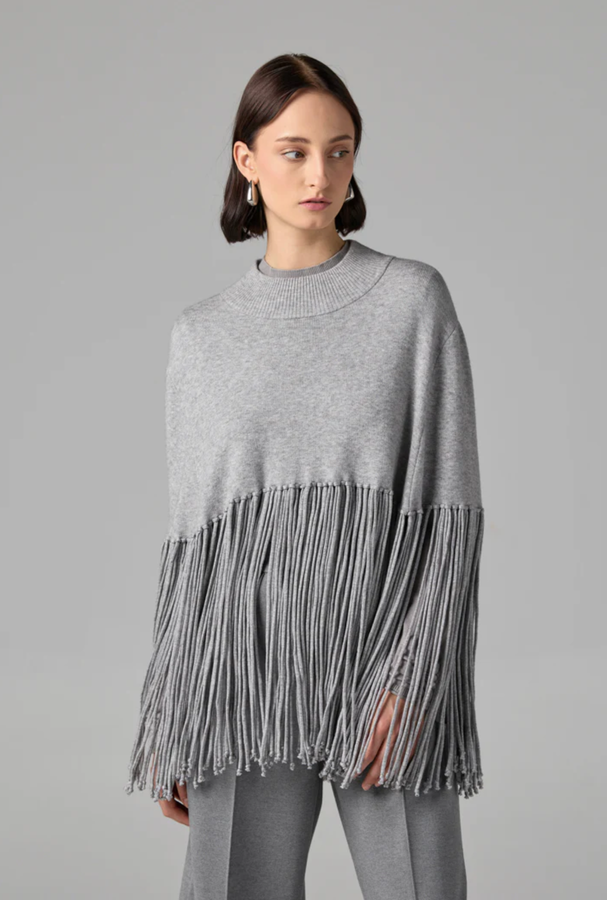 Charizma- poncho Πουλόβερ