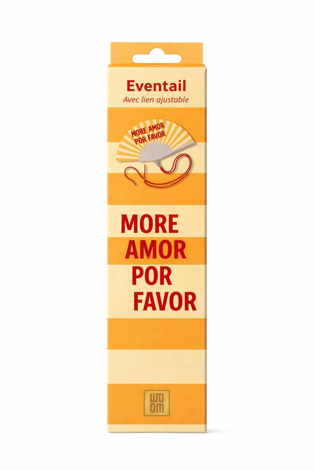 Woom – More Amor Por Favor Βεντάλια με Λουράκι Ώμου & Gift Box