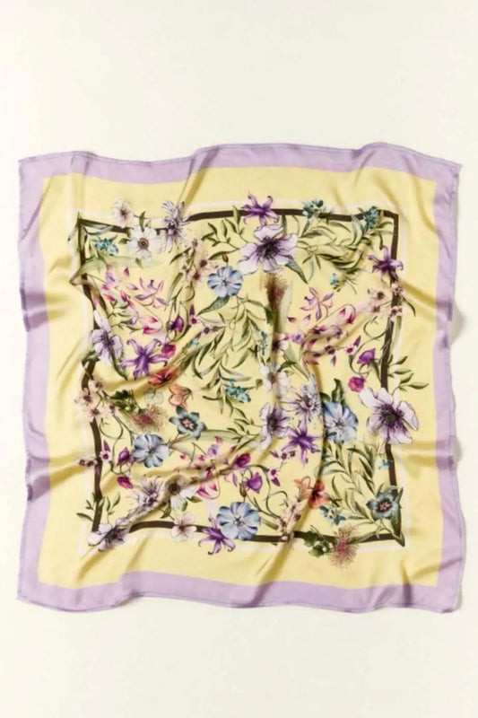 Lumina - Μαντήλι Κίτρινο Λουλούδια