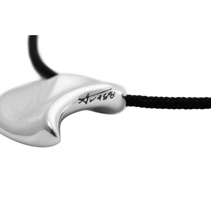 Ava88 - Ασημένιο 925 Unisex Κολιέ με Μοντέρνο Γλυπτό Μενταγιόν Wonderful Heart