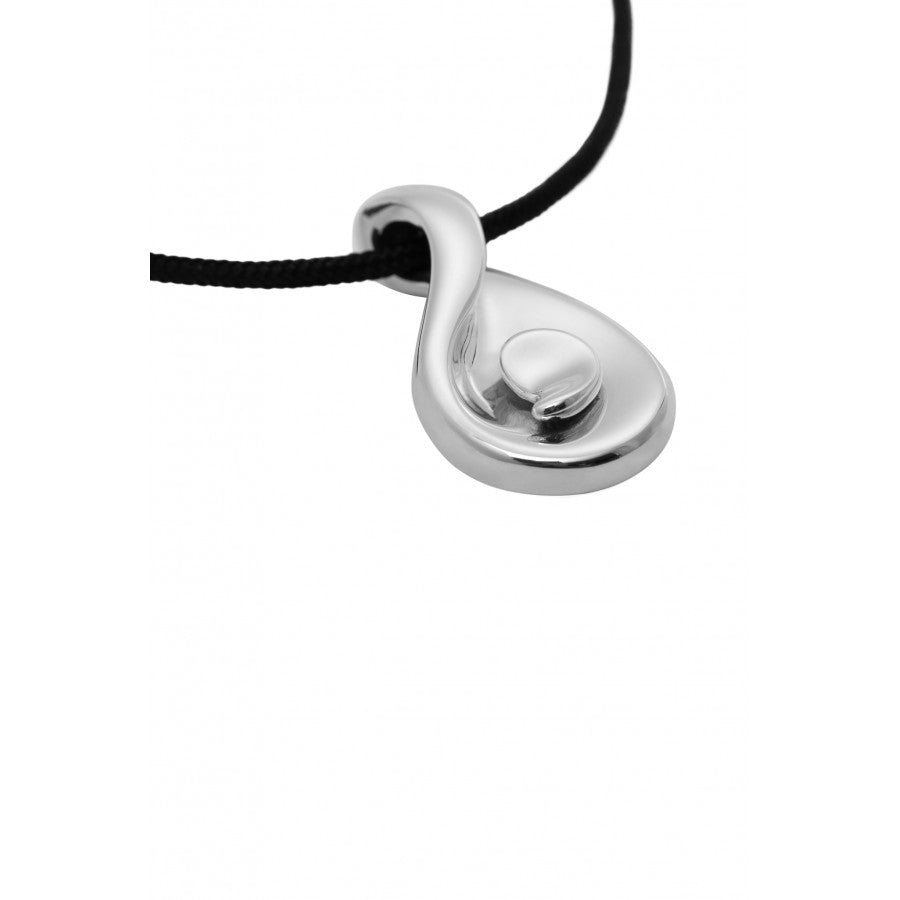 Ava88 - Ασημένιο 925 Unisex Κολιέ με Μοντέρνο Γλυπτό Μενταγιόν Eye