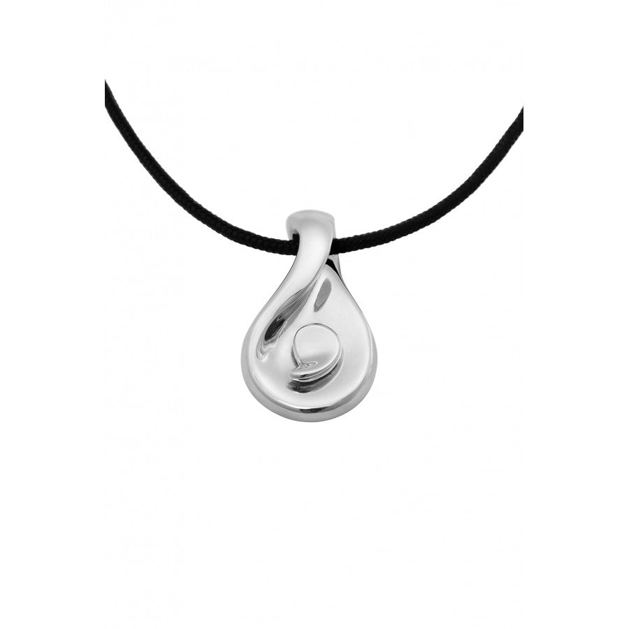 Ava88 - Ασημένιο 925 Unisex Κολιέ με Μοντέρνο Γλυπτό Μενταγιόν Eye