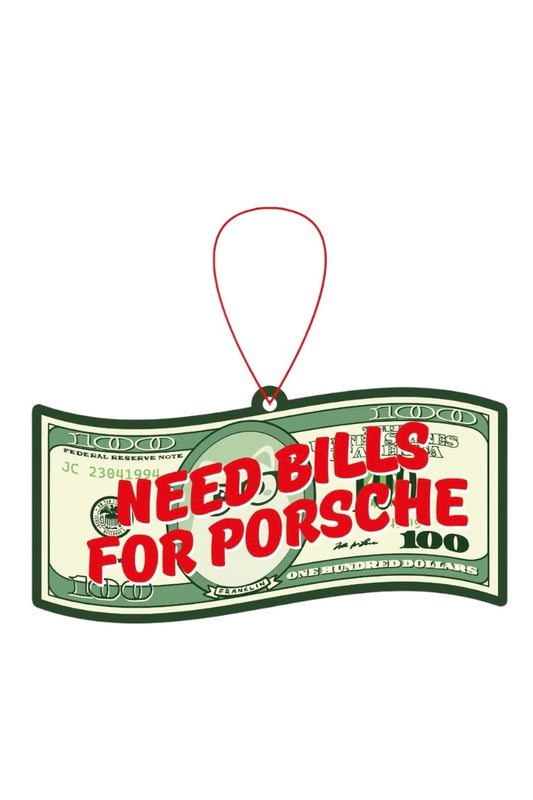 Studio Inktvis - Αρωματικό Χώρου "I need bills for Porsche" Air Freshener New Car fragrance