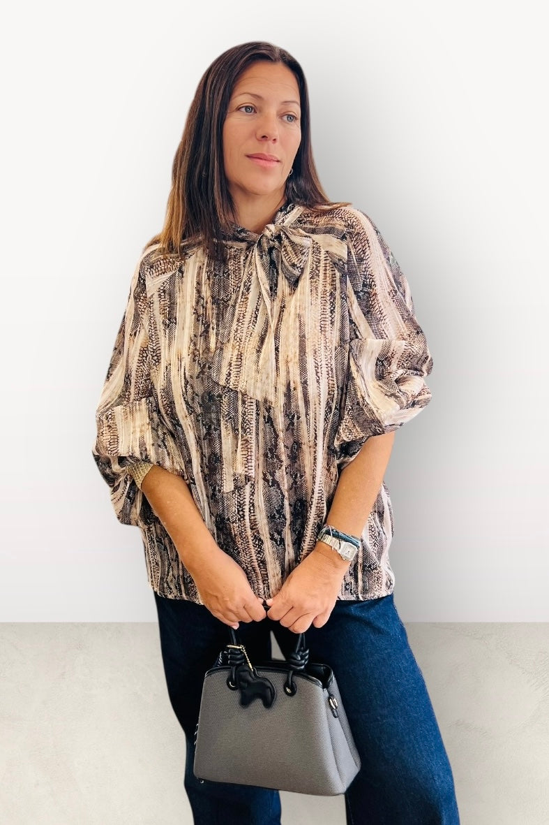 Figaro - Πουκάμισο Μπλούζα Animal Print