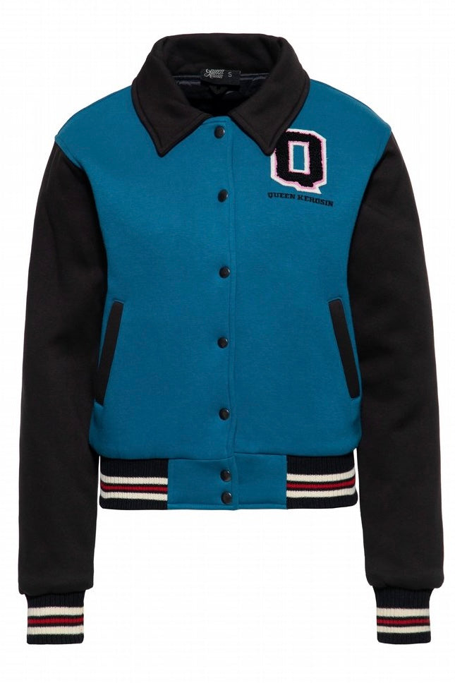 Queen Kerosin - Κολεγιακό Τζάκετ «Rockabilly Kitten» Κόκκινο