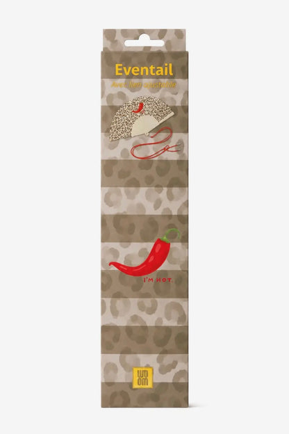 Woom – I’m Hot Leopard Βεντάλια με Λουράκι Ώμου & Gift Box