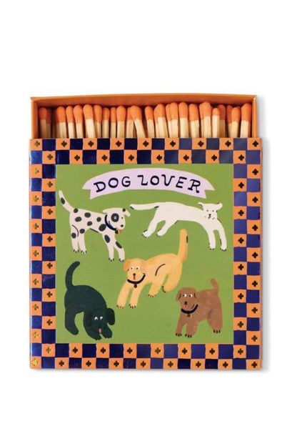 Dog Lover, 125 Square Boxed Σπίρτα ασφαλείας 11cm - Paddywax