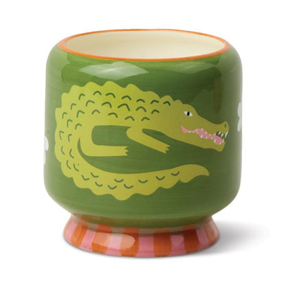 Paddywax A dopo Crocodile - Κεραμικό κερί σόγιας, Prickly Pear 226gr & Σπίρτα 75 τεμ