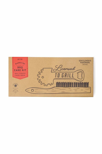 Gentlemen's Hardware BBQ – Ξύστρα & Βούρτσα για Συντήρηση Σχάρας