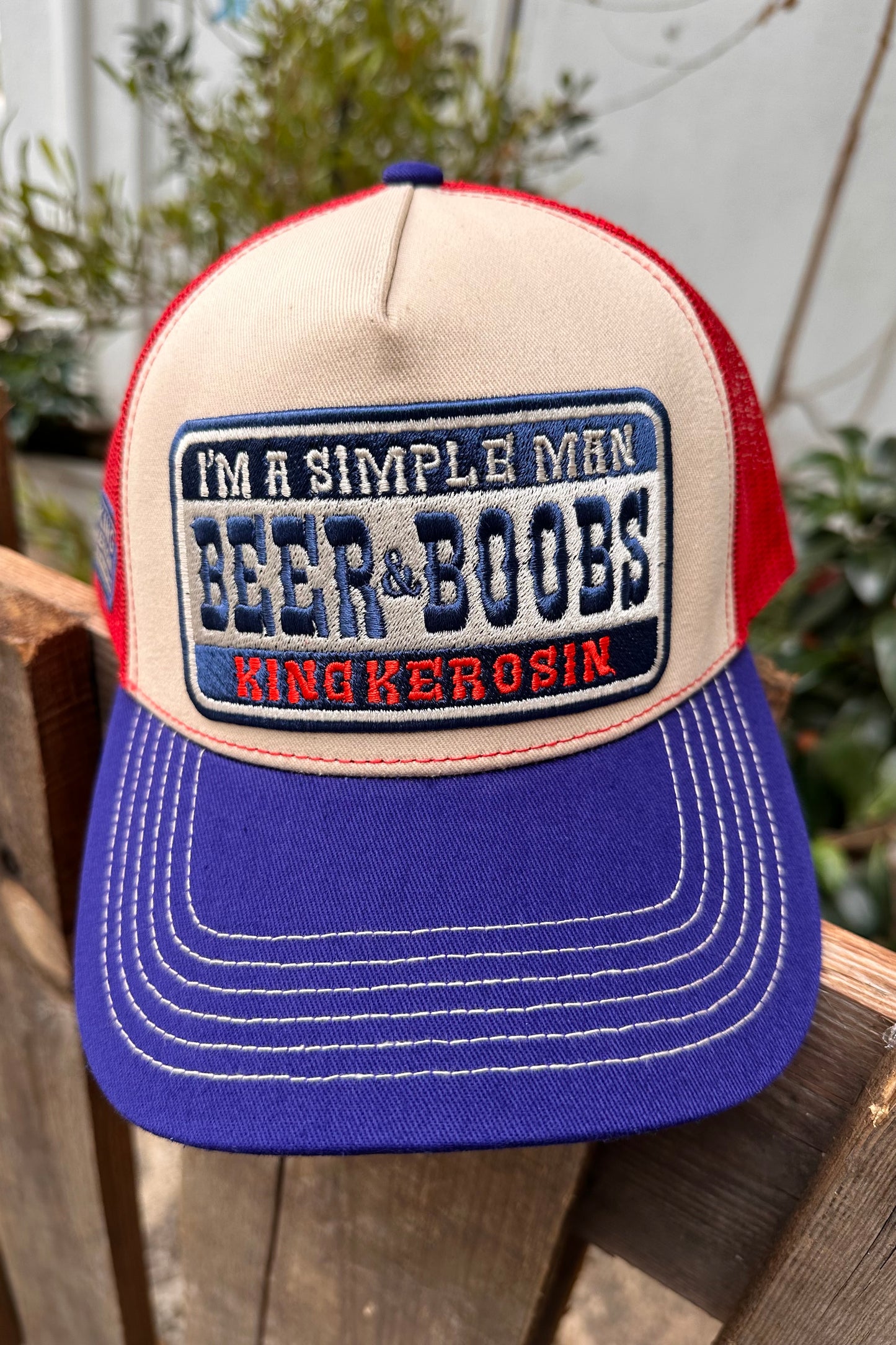 King Kerosin - Καπέλο Jockey «I’m A Simple Man Beer & Boobs»