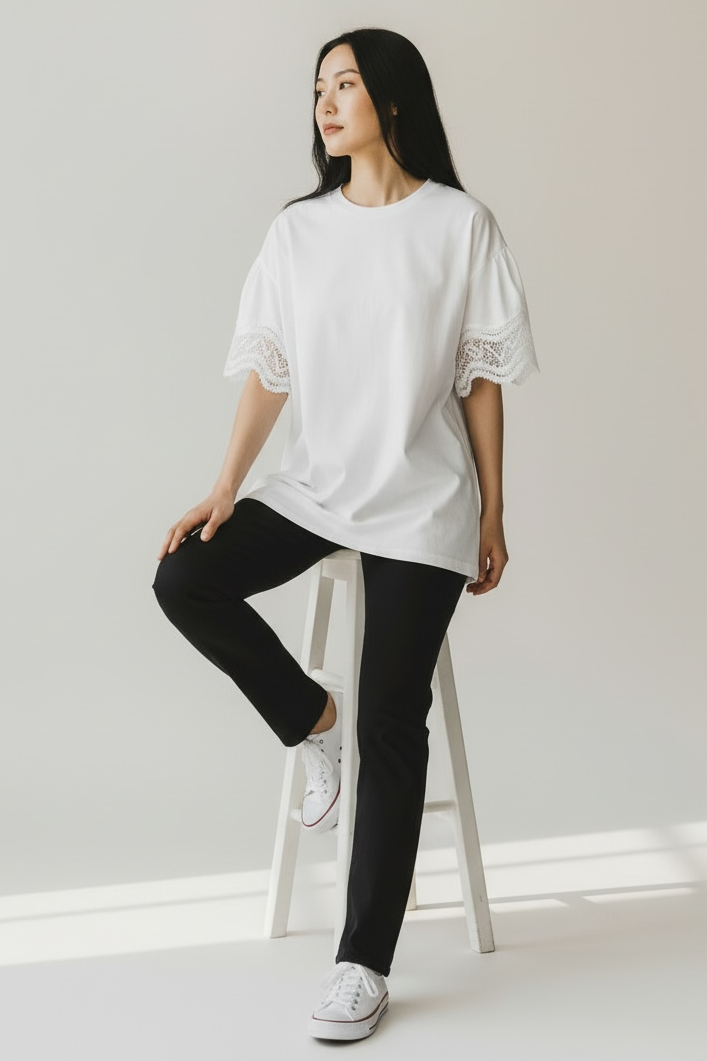 Charizma - Μακό Crop T-Shirt με Κοφτό