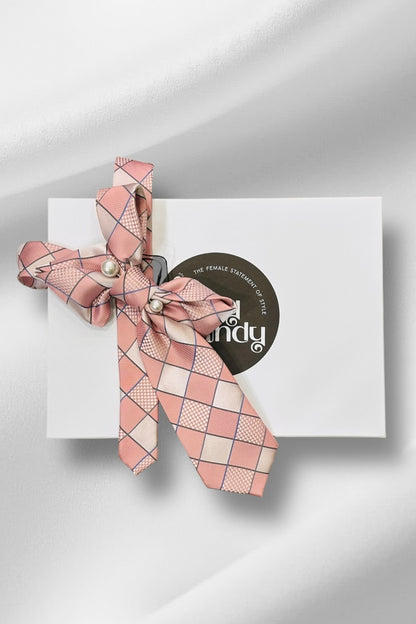 My Dandy- Ascot Necktie “Pink Whisper”