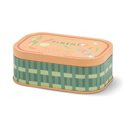Paddywax Bistro Piment - Φυτικό Κερί 127gr σε μεταλλικό δοχείο-κονσέρβα Chilli & Mango