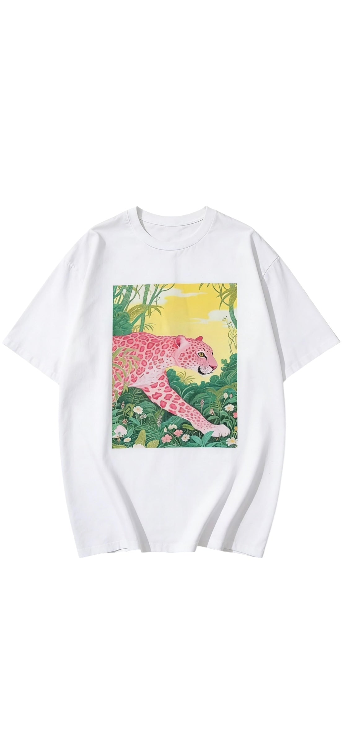 Charizma - Oversized Μακό T-shirt Sunset Panther