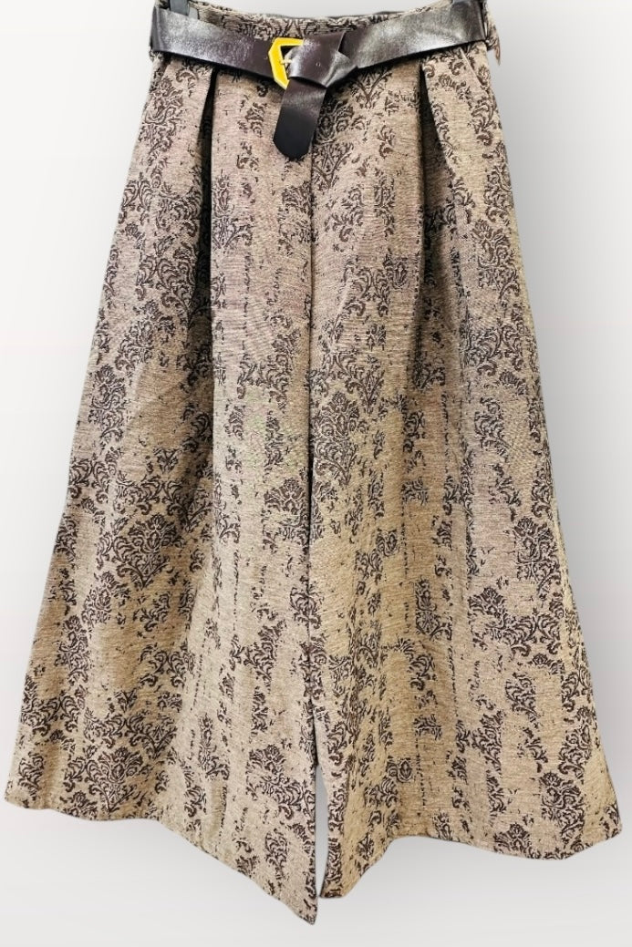 Charizma- Φαρδιά Παντελόνα με Πιέτες & Λάστιχο στη Μέση