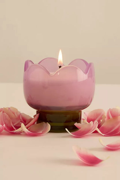 Paddywax Tulip - κερί σόγιας σε γυάλινο δοχείο, Bronzed Gardenia 155gr
