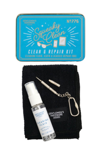 Gentlemen's Hardware Squeaky– Σετ Καθαρισμού & Επισκευής Για Γυαλιά, Οθόνες & Μικροεργασίες