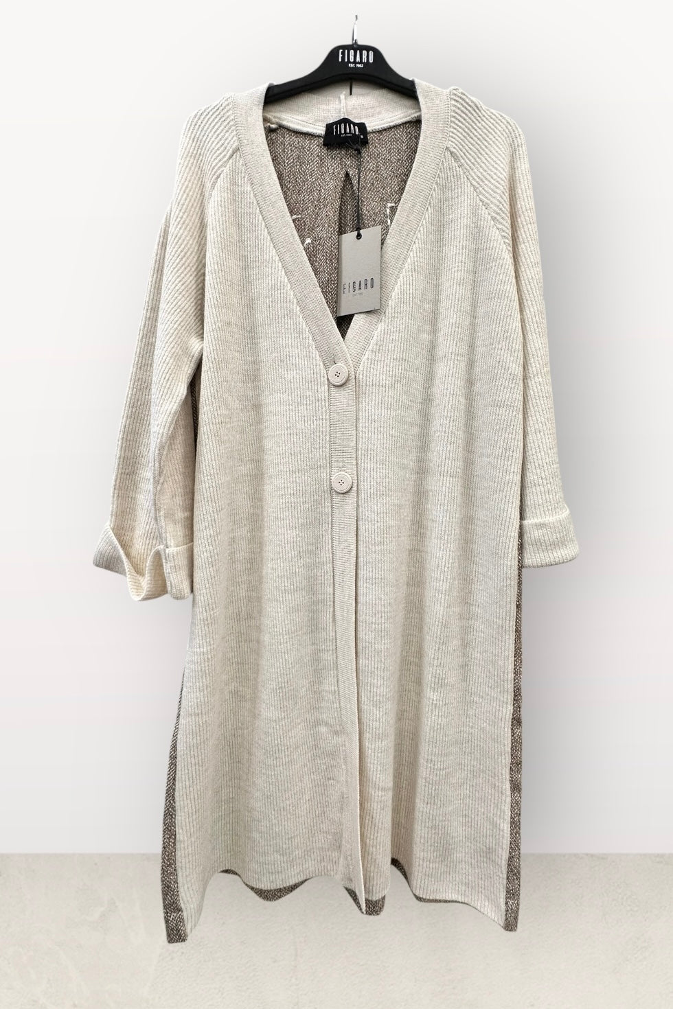 Figaro - Oversize Midi Ζακέτα με Κεντημένο “LOVE”