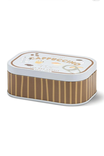 Paddywax Bistro Cappuccino - Φυτικό Κερί 127gr σε μεταλλικό δοχείο-κονσέρβα Chocolate & Cherry