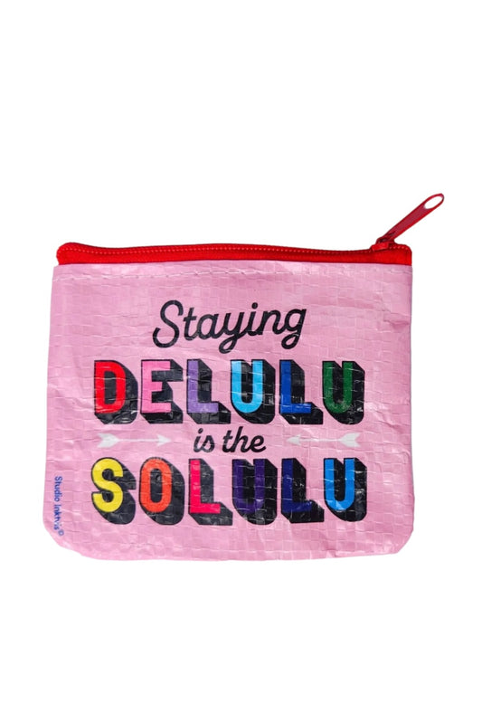 Studio Inktvis - Mini Πορτοφόλι "Staying Delulu is the Solulu" από Ανακυκλωμένο Υλικό